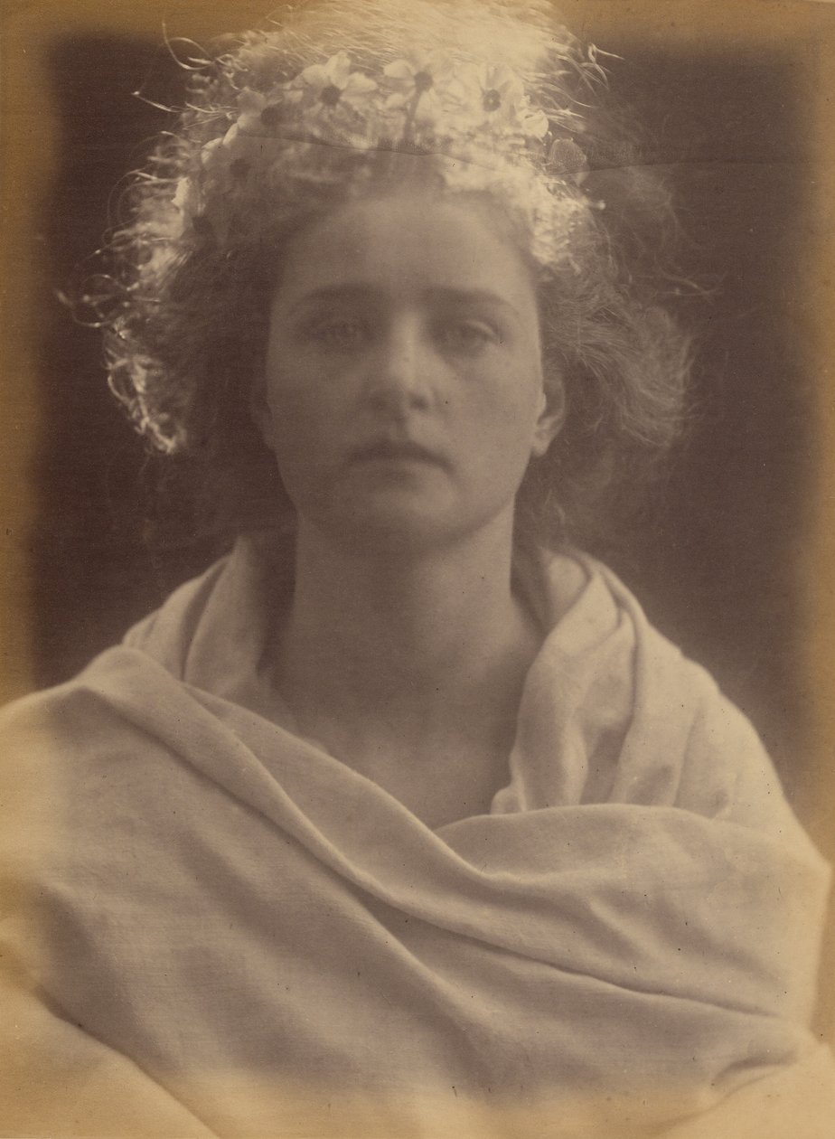 Aurora, Godin van de Ochtend, Studie van Emily Peacock door Julia Margaret Cameron
