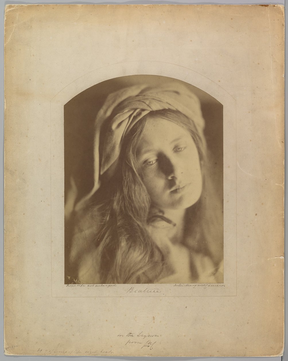 Beatrice door Julia Margaret Cameron