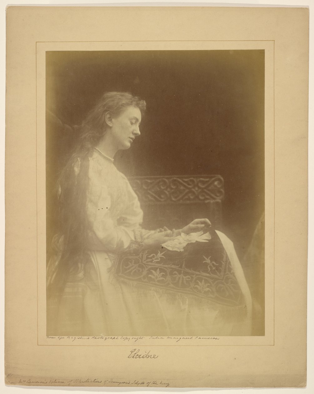Elaine door Julia Margaret Cameron