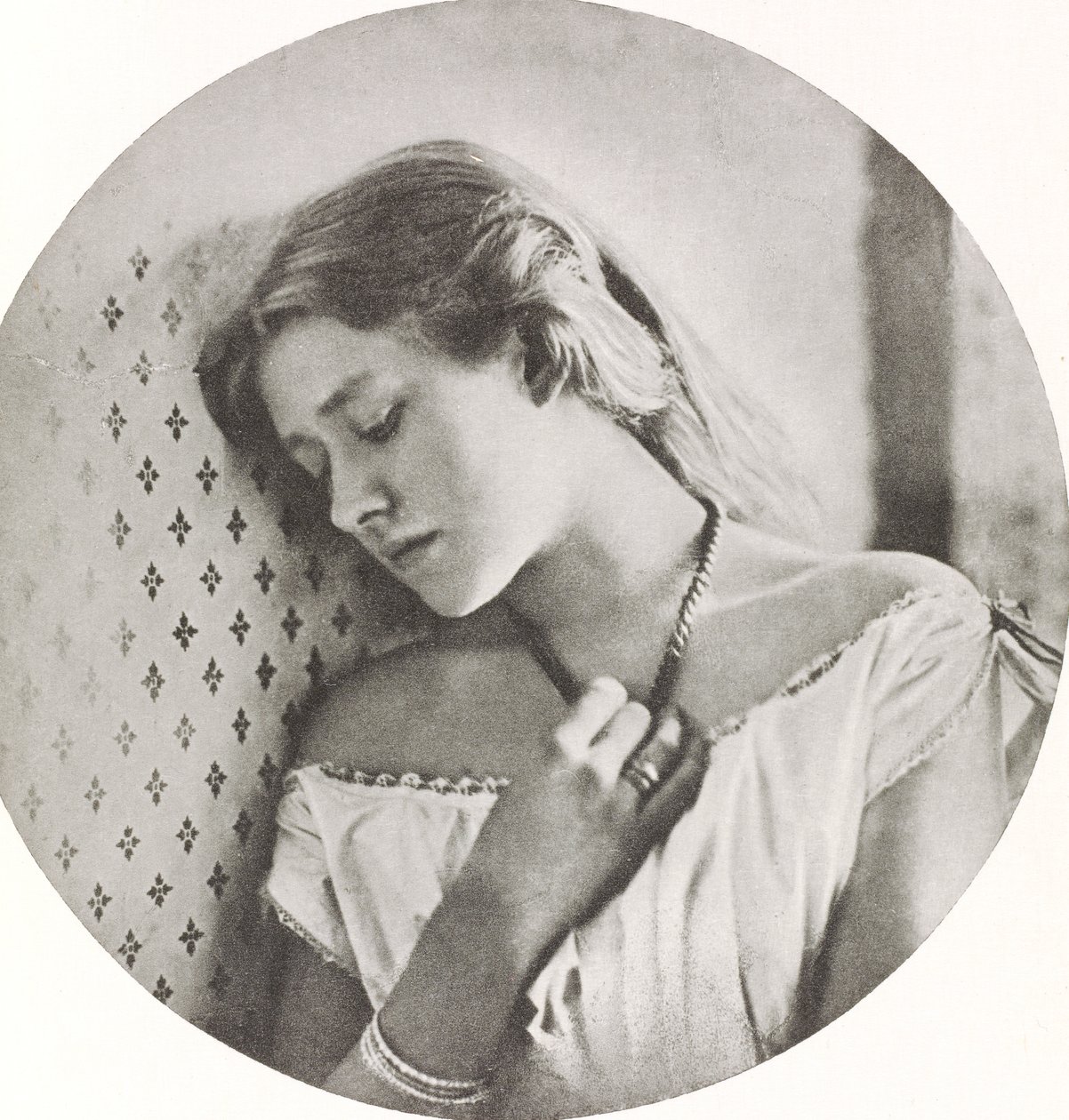 Ellen Terry, op zestienjarige leeftijd door Julia Margaret Cameron