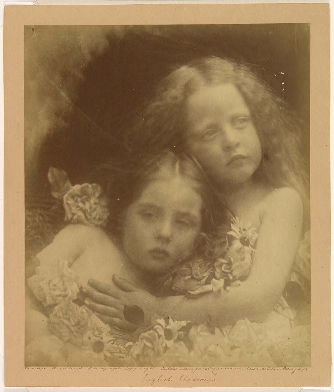 Engelse bloesems door Julia Margaret Cameron
