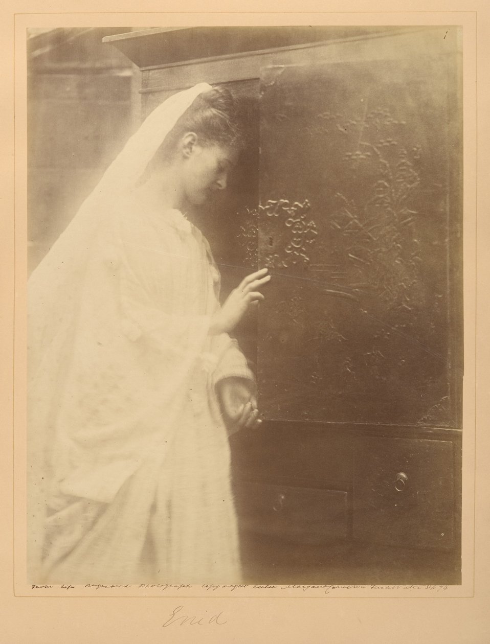 Enid door Julia Margaret Cameron