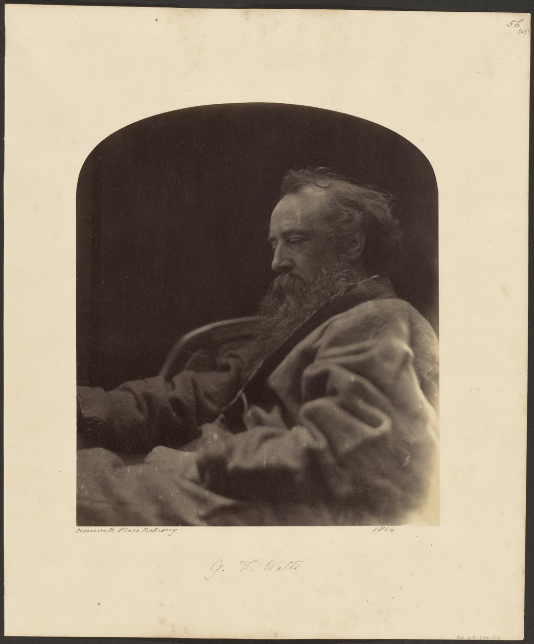 G.F. Watts door Julia Margaret Cameron