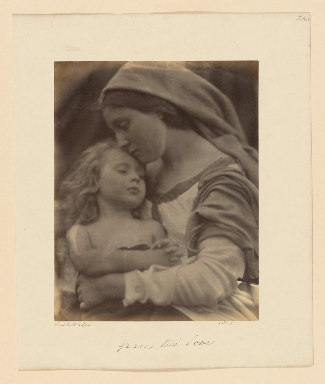 Genade door liefde door Julia Margaret Cameron