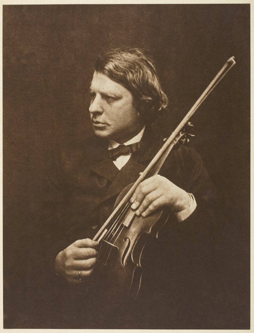 Herr Joseph Joachim door Julia Margaret Cameron