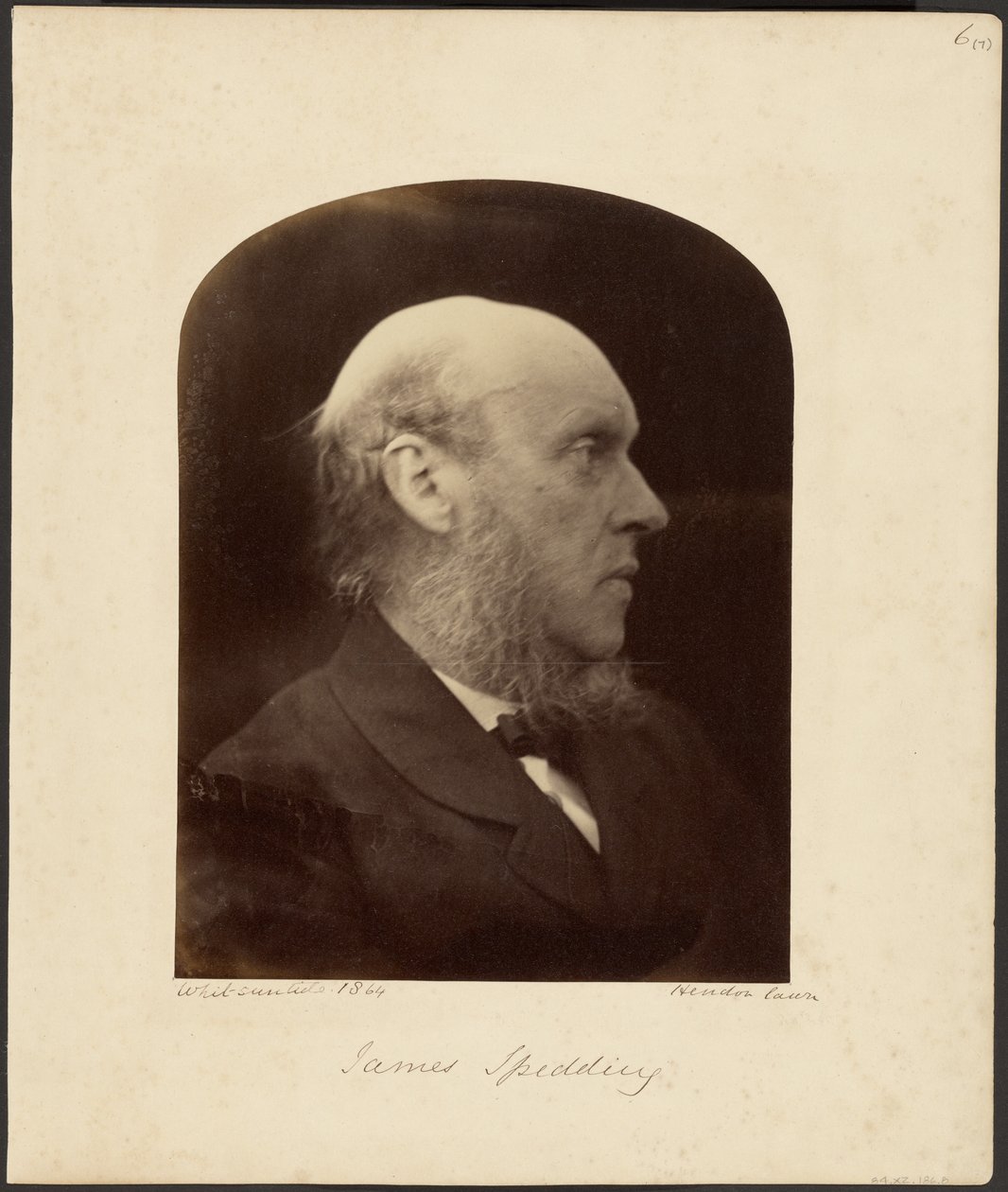 James Spedding door Julia Margaret Cameron