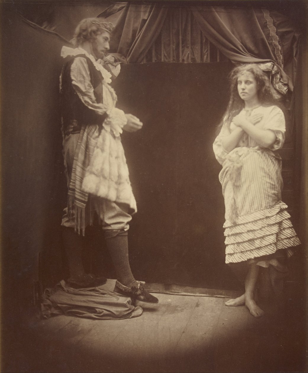 Koning Cophetua en de bedelares door Julia Margaret Cameron