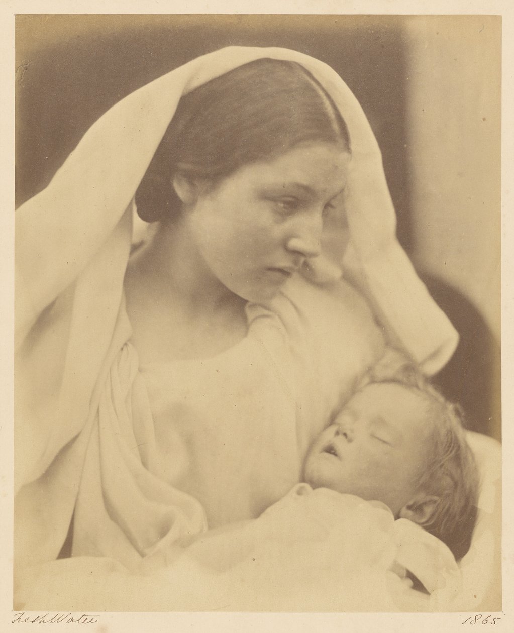 De rustende Madonna door Julia Margaret Cameron