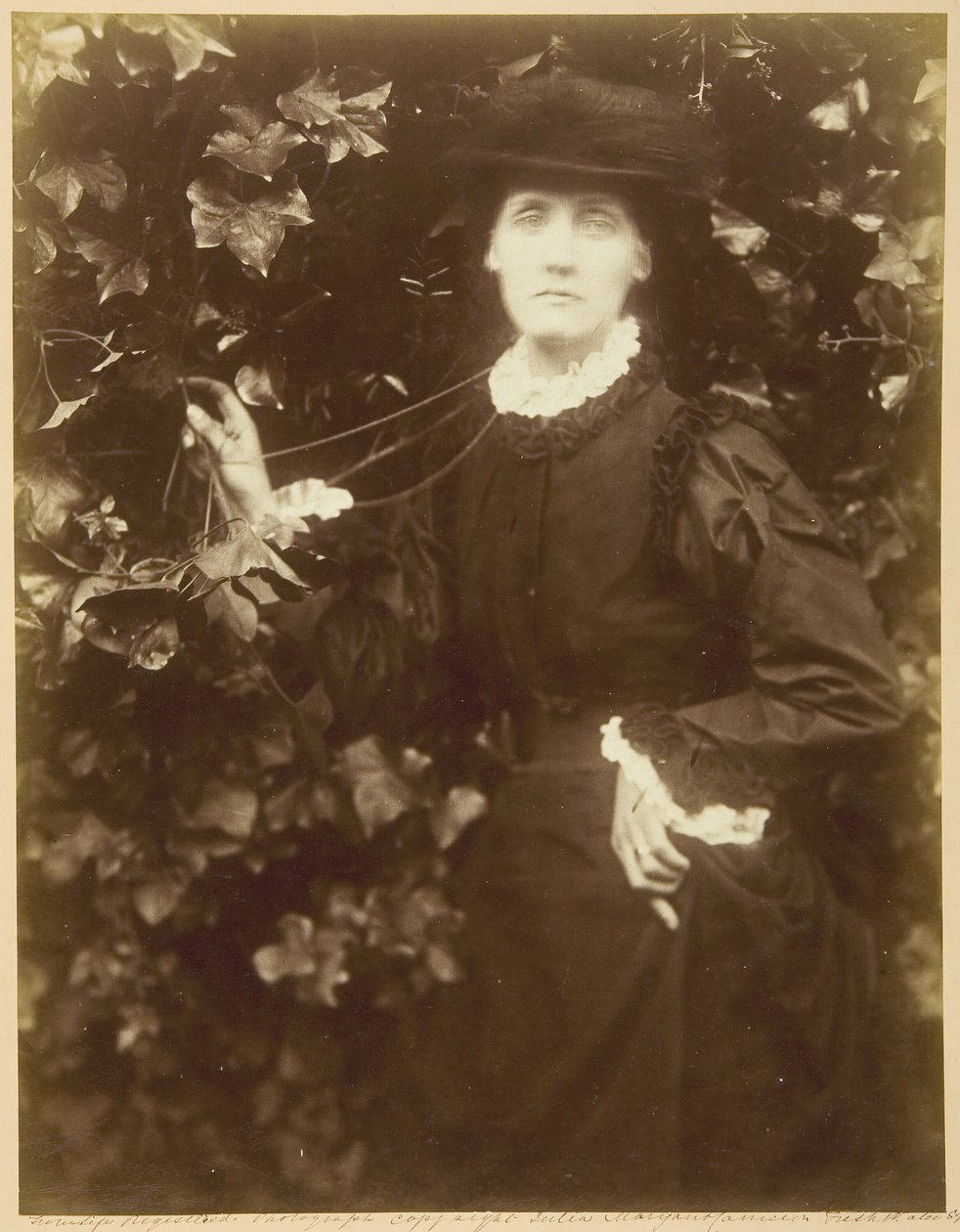 Mevrouw Herbert Duckworth Ze Wandelt in Schoonheid door Julia Margaret Cameron