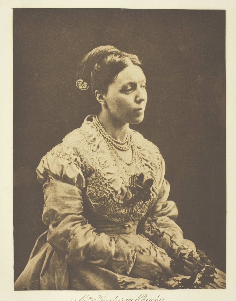 Mevrouw Thackeray Ritchie door Julia Margaret Cameron
