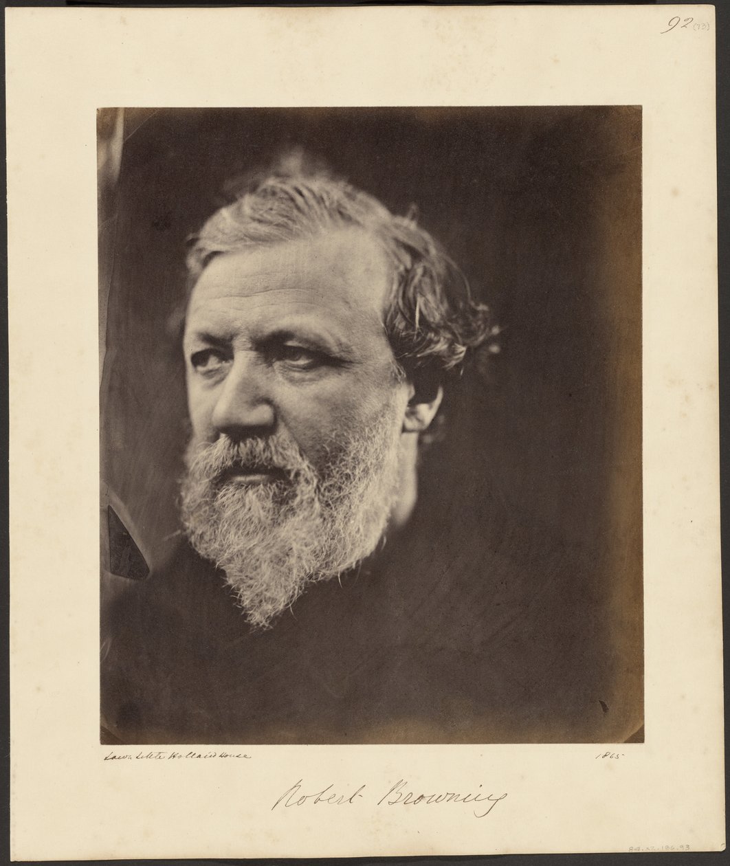 Robert Browning door Julia Margaret Cameron