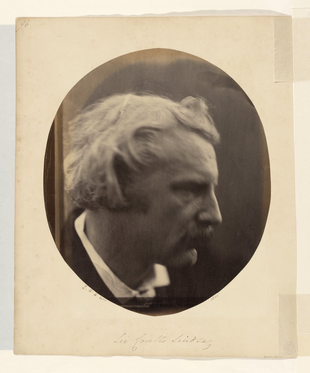 Sir Coutts Lindsay door Julia Margaret Cameron