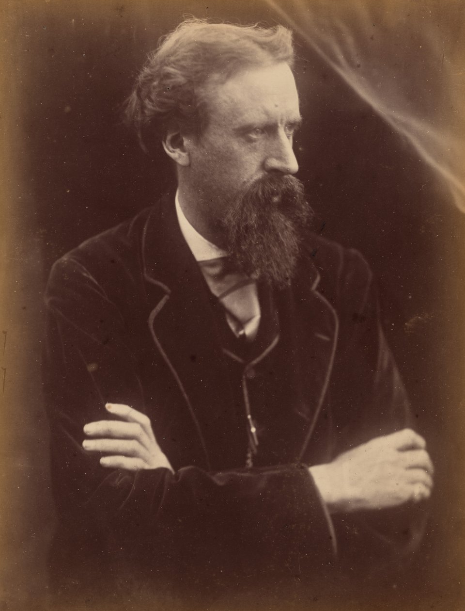 Sir Leslie Stephen,c. 1872 (photo) door Julia Margaret Cameron