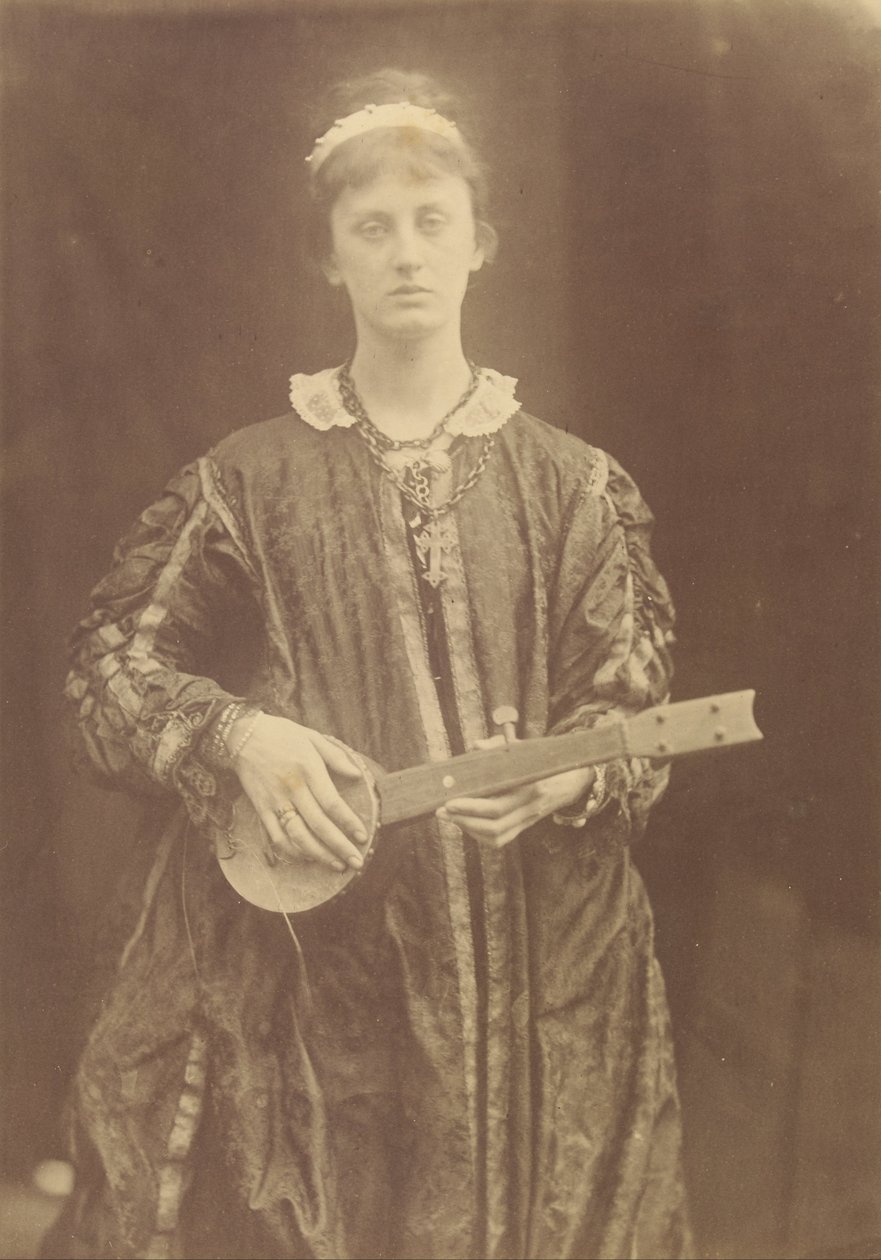 "Tranen uit de diepte van een goddelijke wanhoop rijzen op in het hart en verzamelen zich bij de ogen". door Julia Margaret Cameron