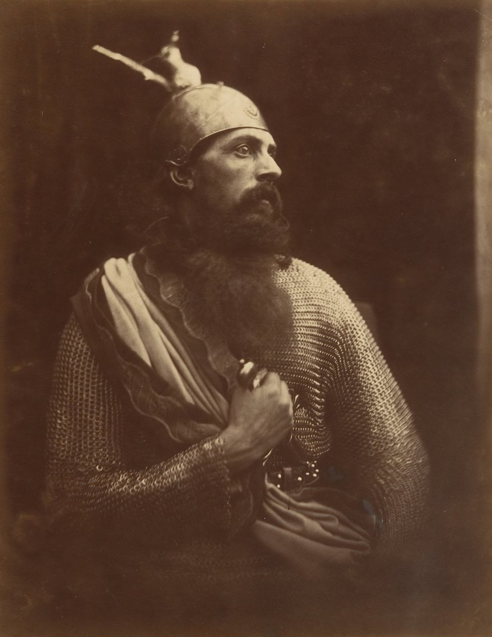 Het Heengaan van Koning Arthur, 1874 door Julia Margaret Cameron