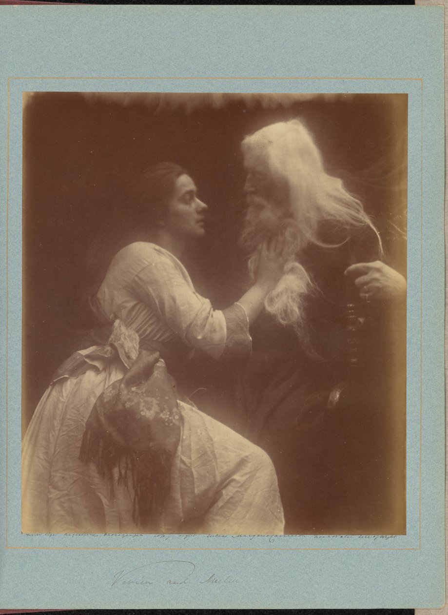 Vivien en Merlijn door Julia Margaret Cameron