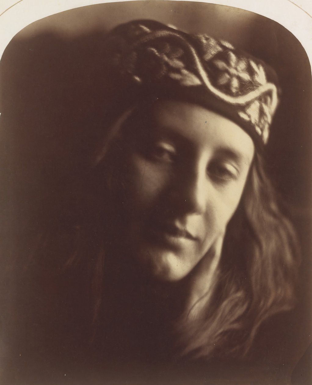 Zoe, dienstmeid van Athene, 1866 door Julia Margaret Cameron