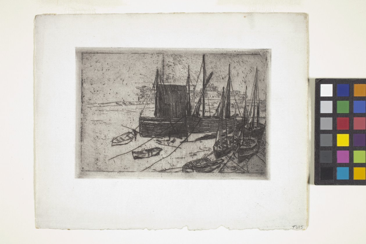 Boten Bij Port Erin - Isle Of Man door Julian Alden Weir