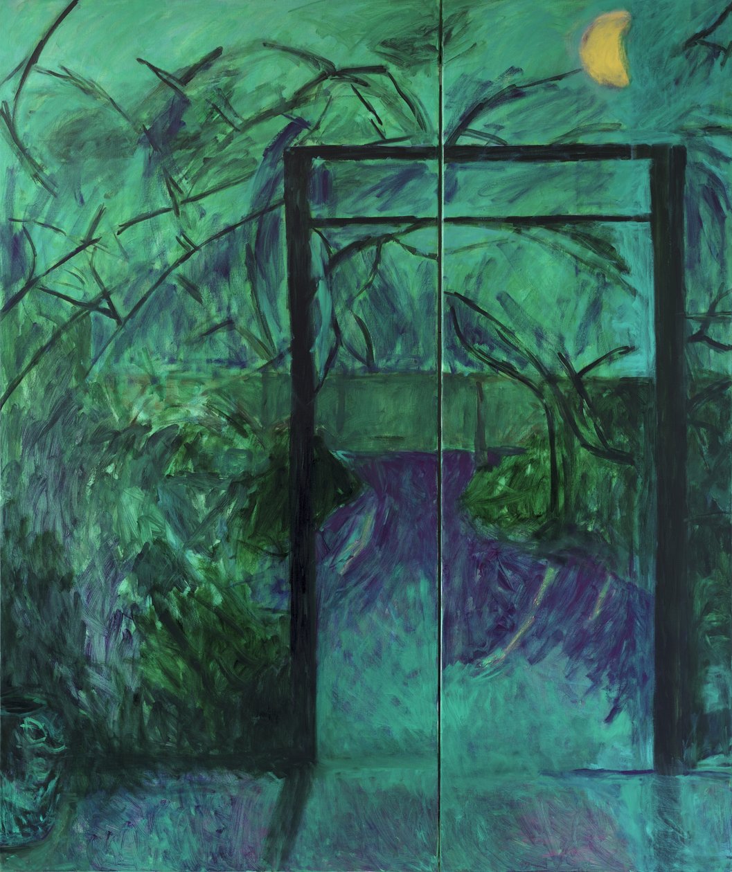 Tuin bij Maanlicht door Julie Held
