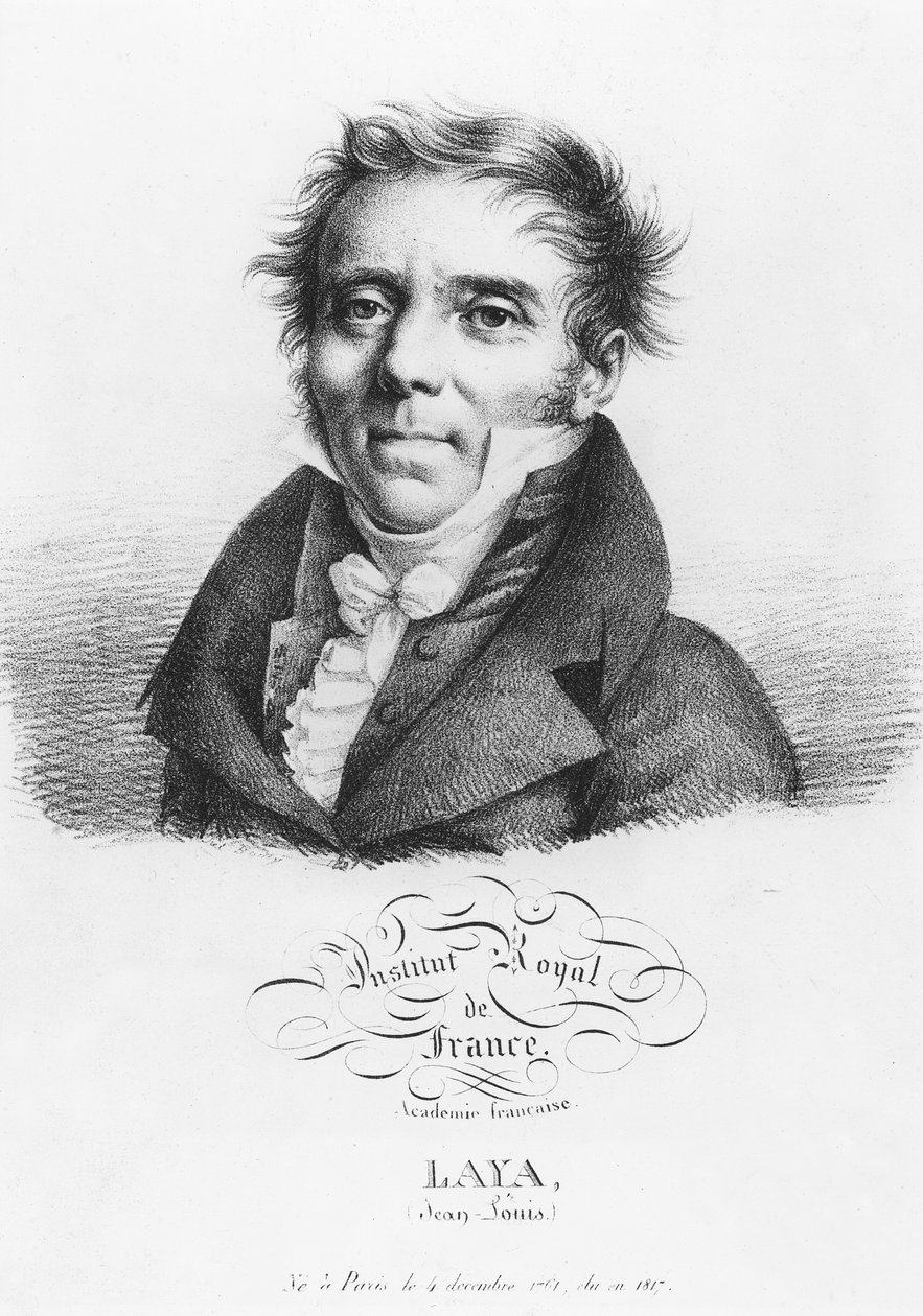 Portret van Jean-Louis Laya door Julien Leopold Boilly