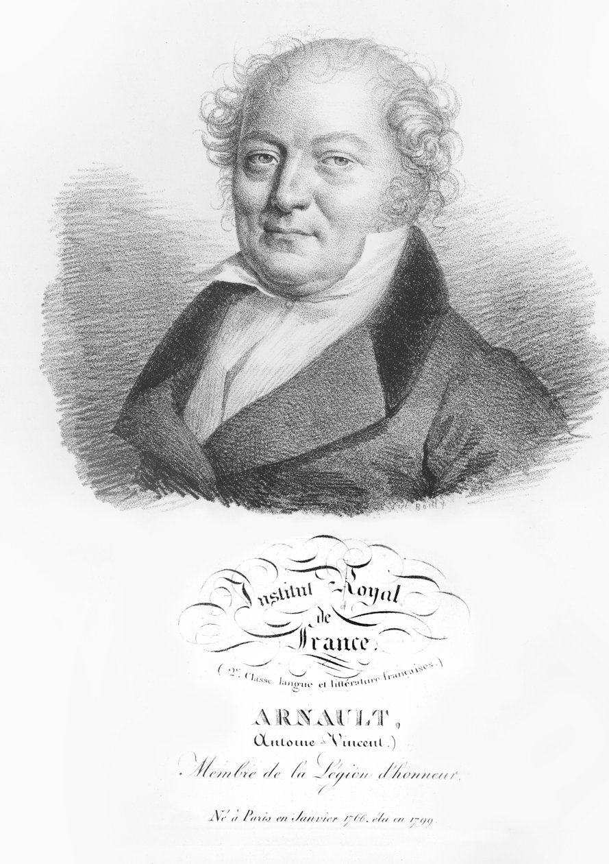 Vincent Antoine Arnault door Julien Leopold Boilly