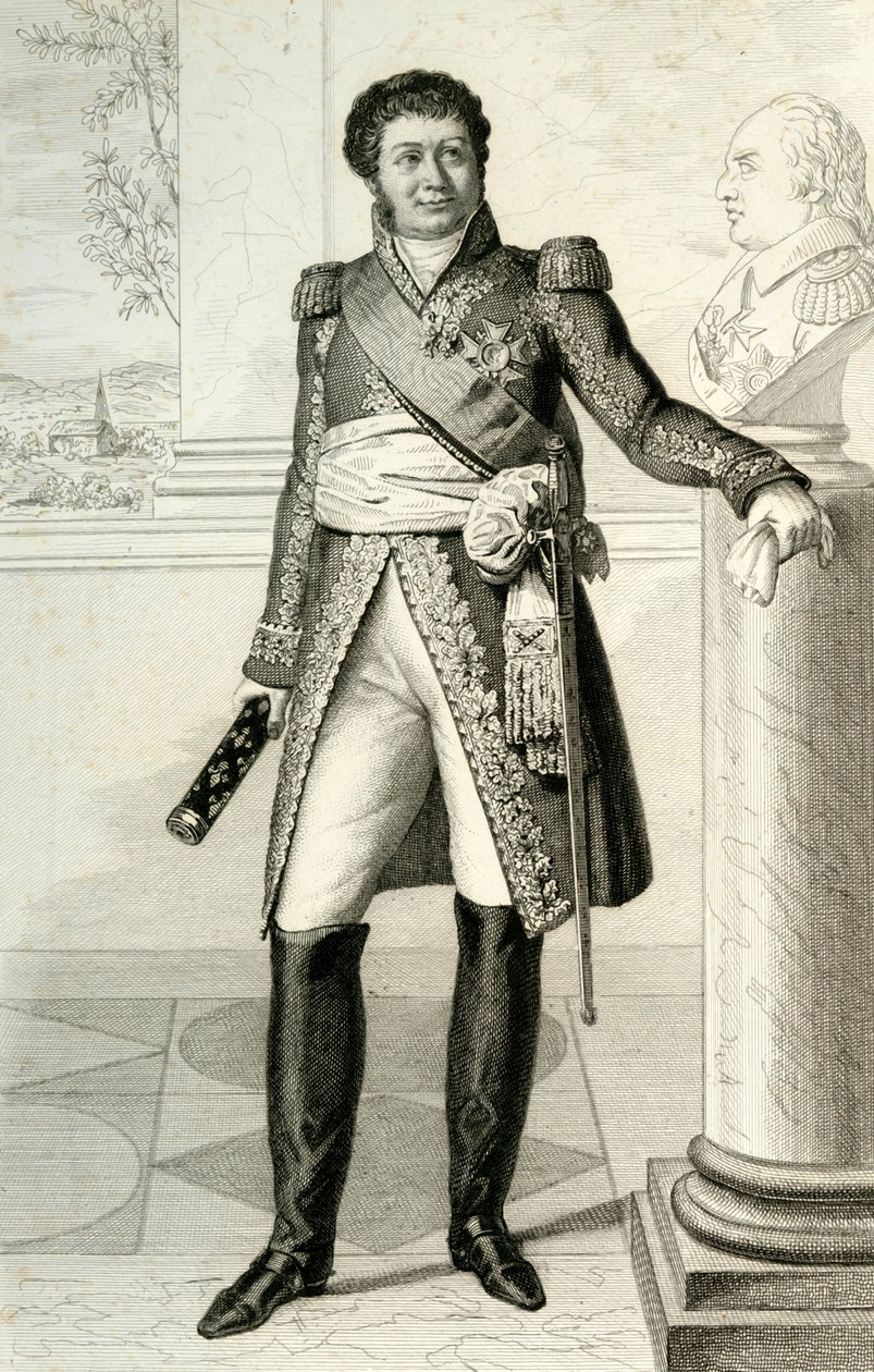 Henri Jacques-Guillaume Clarke, 1804, 1839 door Julien Leopold Boilly