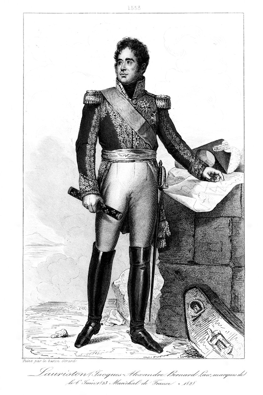 Jacques Lauriston 1768-1828, Markies de Lauriston, 1839 door Julien Leopold Boilly