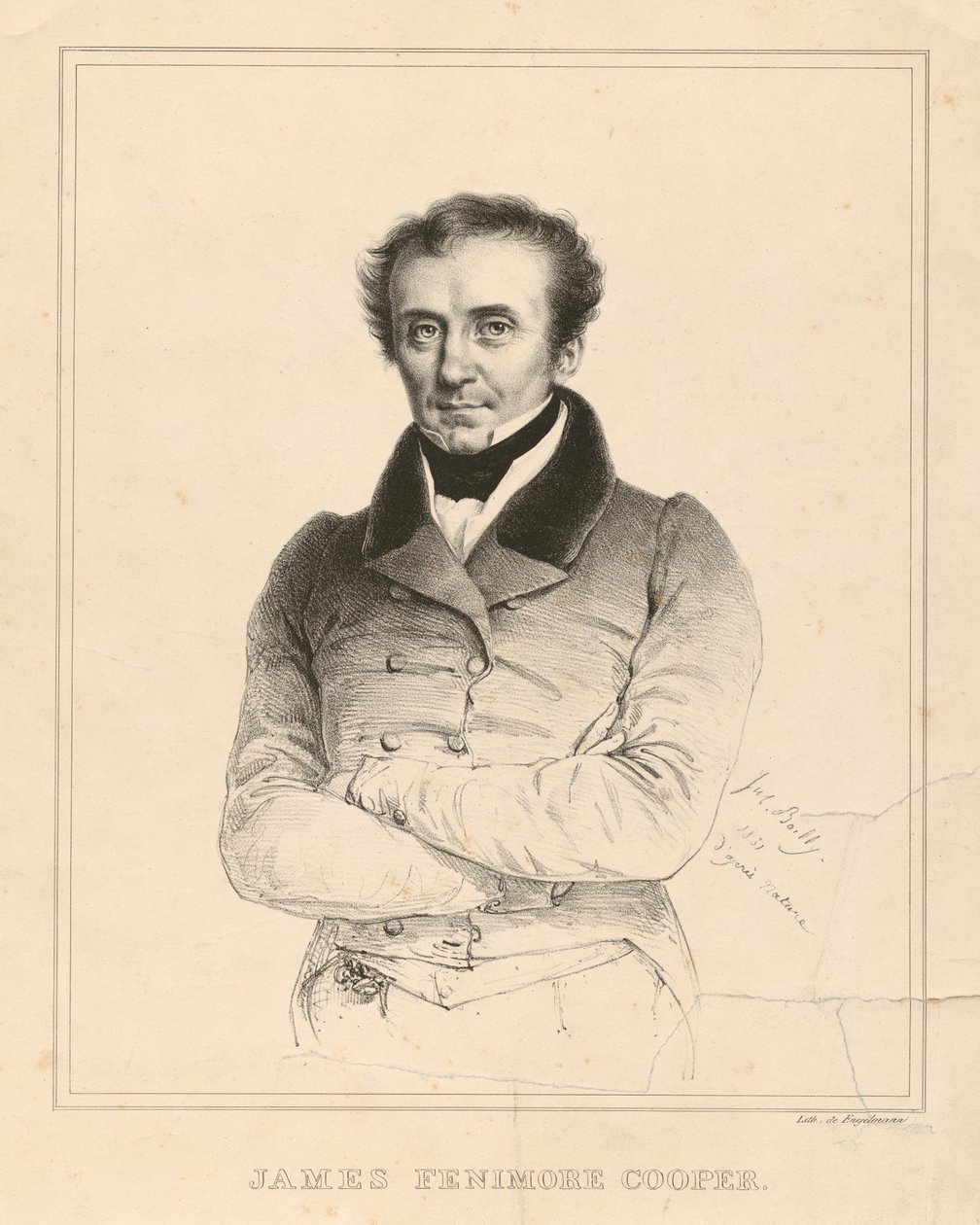 James Fenimore Cooper door Julien Leopold Boilly