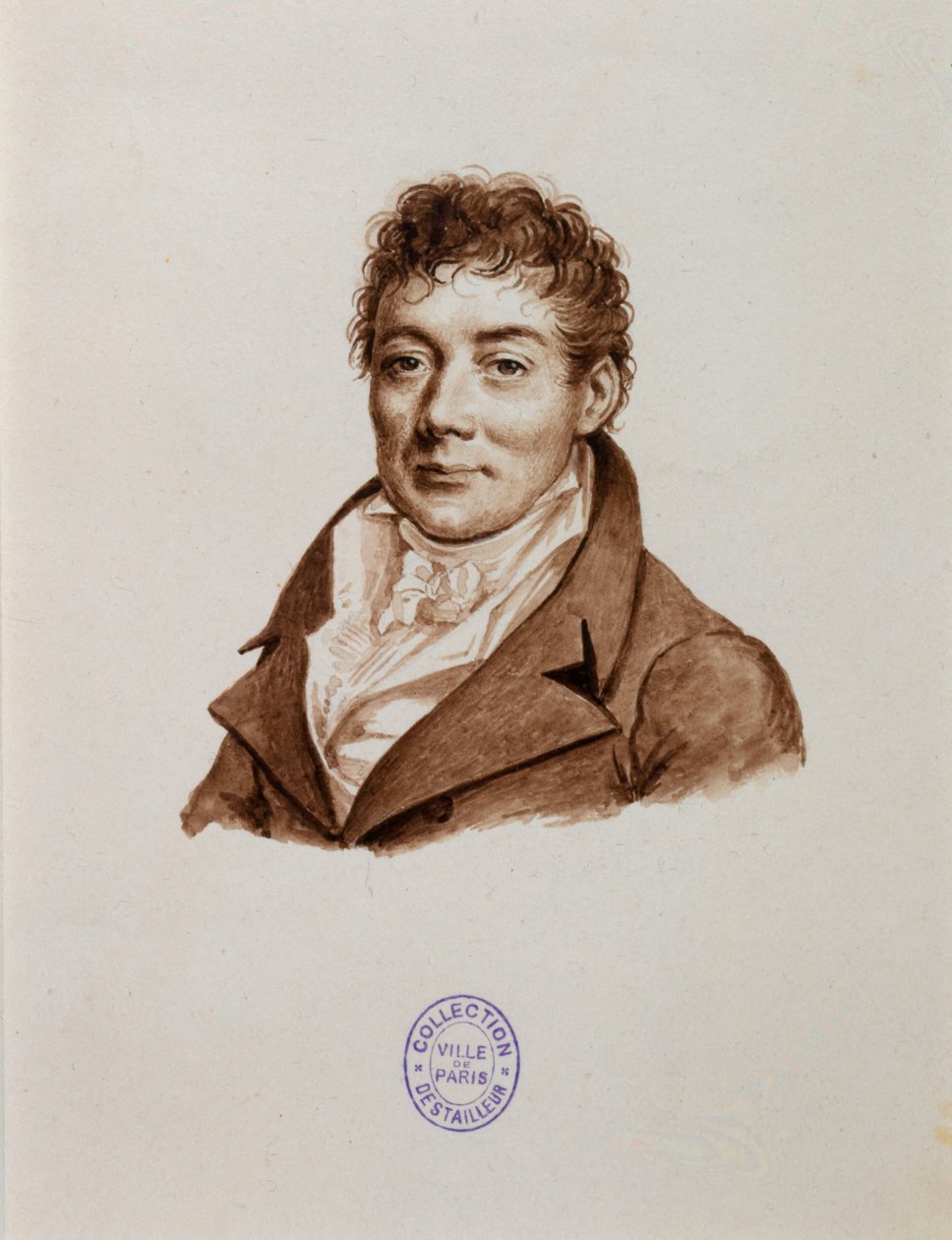 Portret van Gosselin (Pascal-Fr.), geleerde geograaf, lid van de Academie voor Inscripties en Letteren door Julien Leopold Boilly