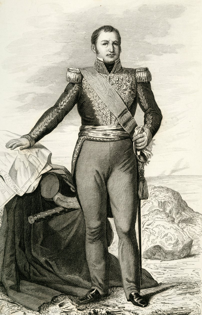 Étienne Maurice Gérard, 1804, 1839 door Julien Leopold Boilly