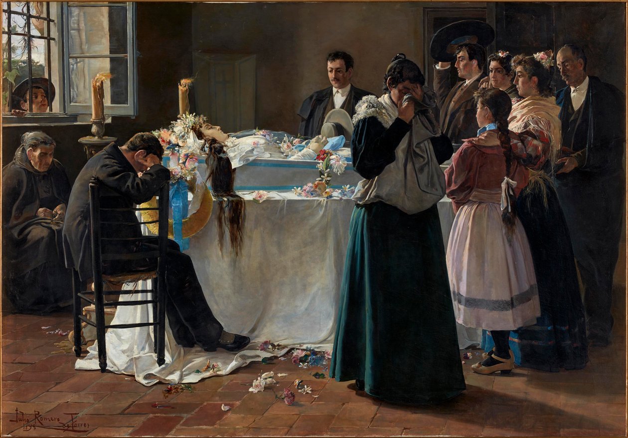 Kijk hoe mooi ze was, 1895 door Julio Romero de Torres