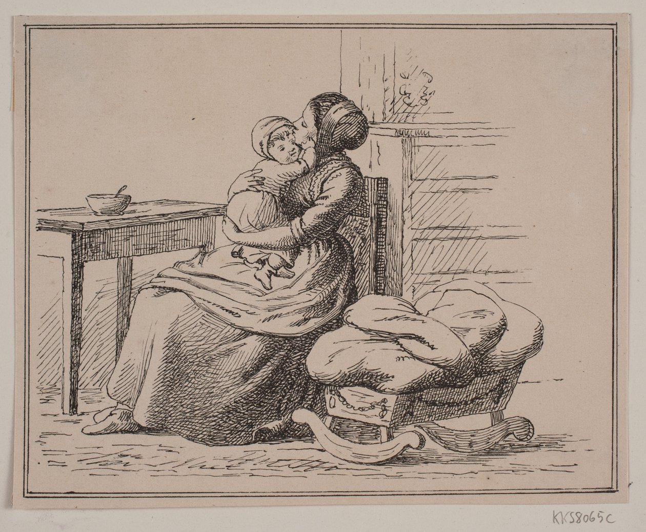 Illustratie bij Billeder og Vers van Julius Exner en Christian Winther door Julius Exner