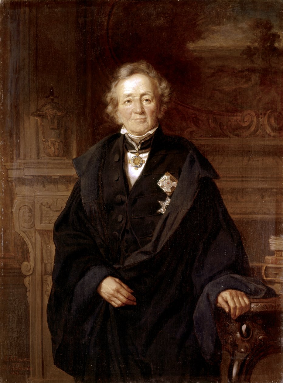 Leopold von Ranke : Portret 1868 (olieverf) door Julius Friedrich Anton Schrader