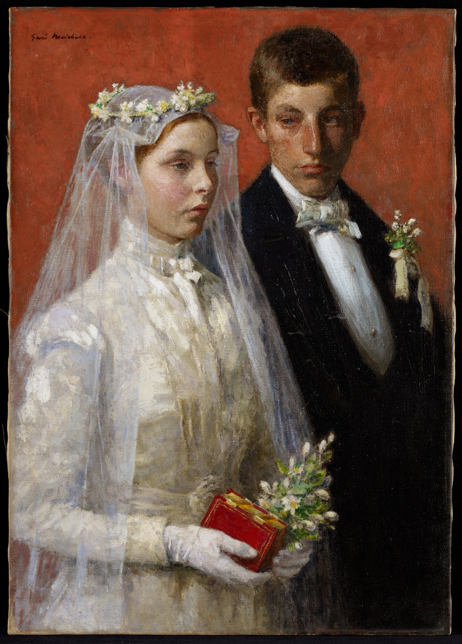 Huwelijk, 1893 door Julius Gari Melchers