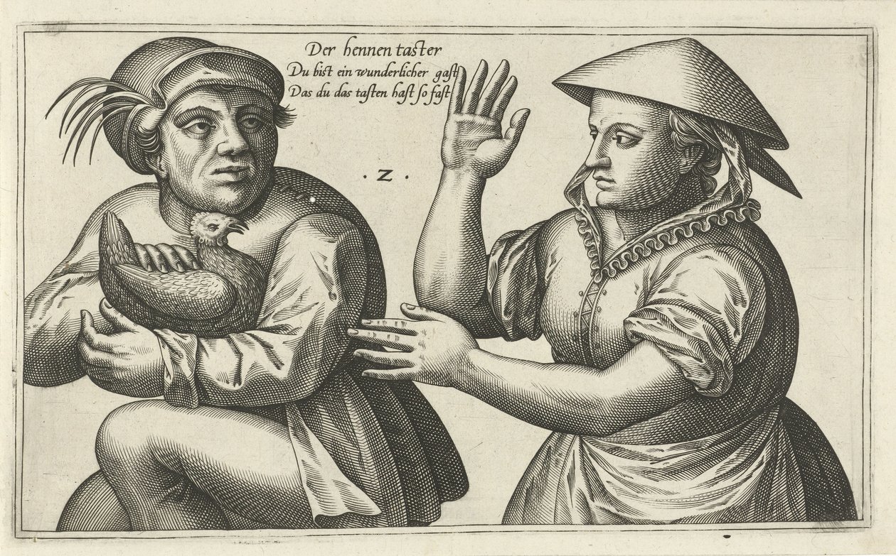 Hennentaster door Julius Goltzius