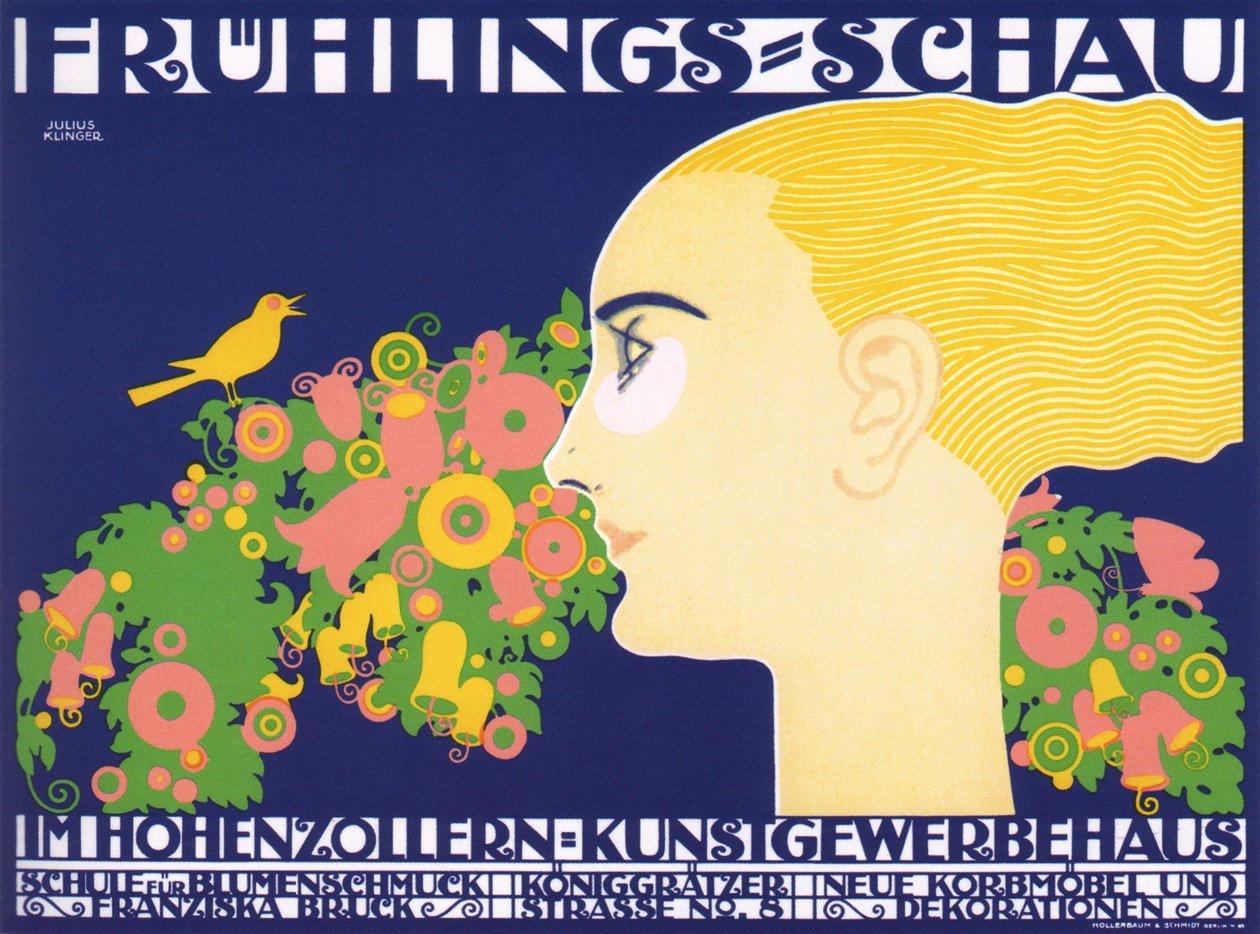 Lentetentoonstelling, 1914 door Julius Klinger