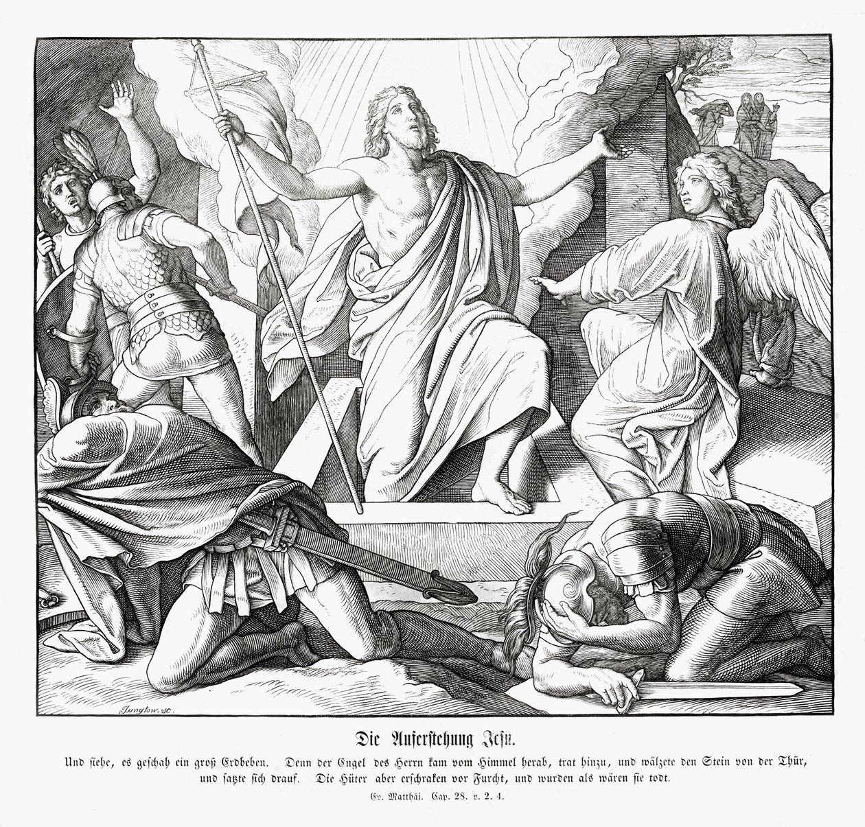 Opstanding van Jezus door Julius Schnorr von Carolsfeld
