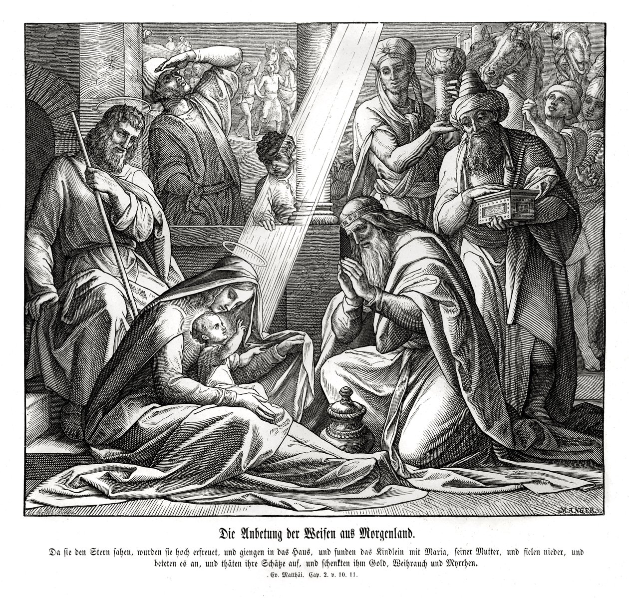 Wijzen door Julius Schnorr von Carolsfeld