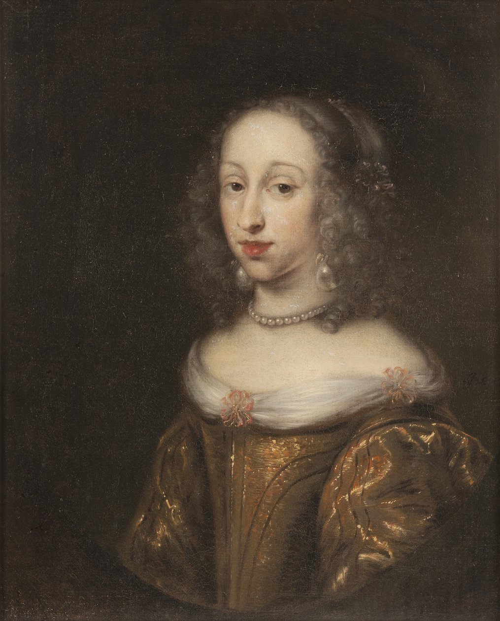 Portret van prinses Anna Dorothea van Holstein-Gottorp door Jürgen Ovens