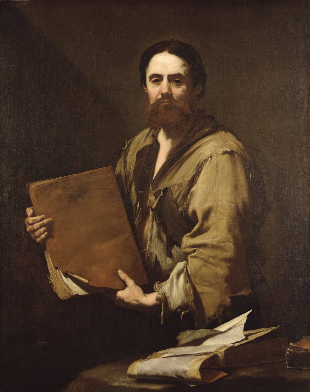 Een filosoof, ca. 1630s door Jusepe de (1591 1652) Ribera