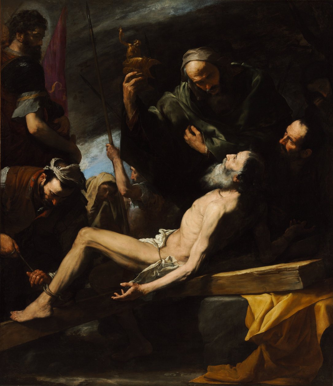 Martelaarschap van Sint Andreas door Jusepe de Ribera