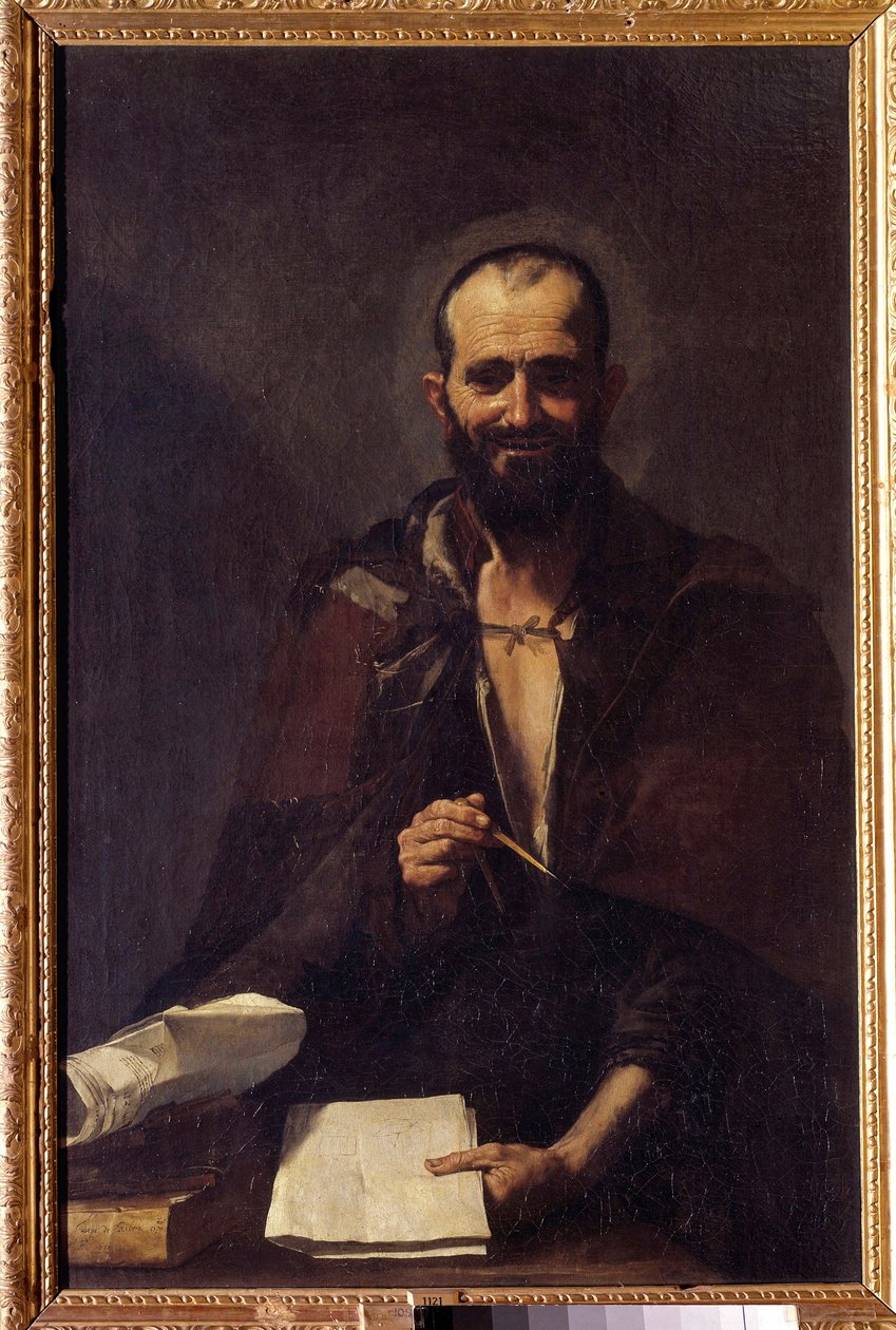Voorstelling van Archimedes (ca. 287-212 v.Chr.) door Jusepe de Ribera