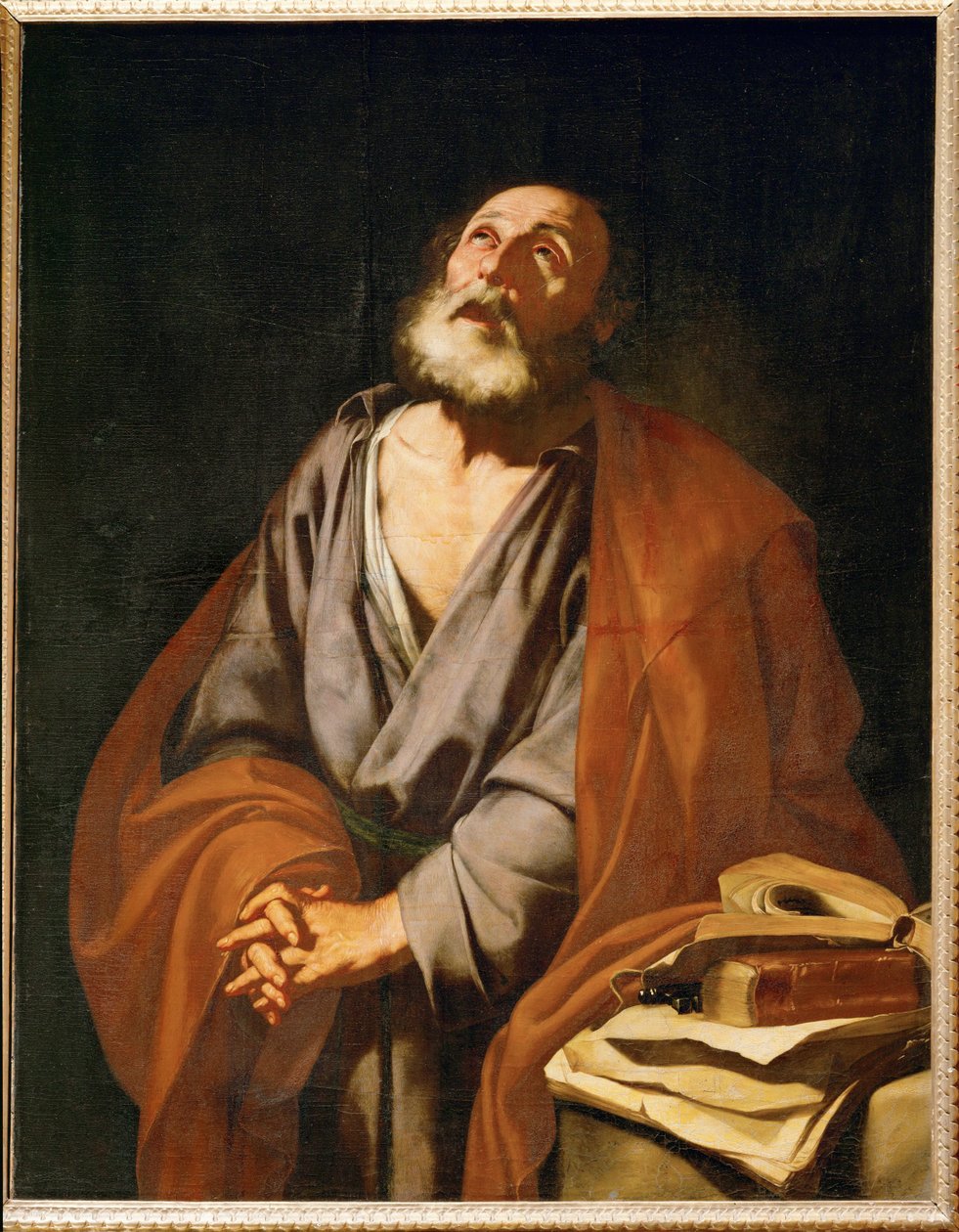 De boetvaardige Sint Pieter (schilderij) door Jusepe de Ribera