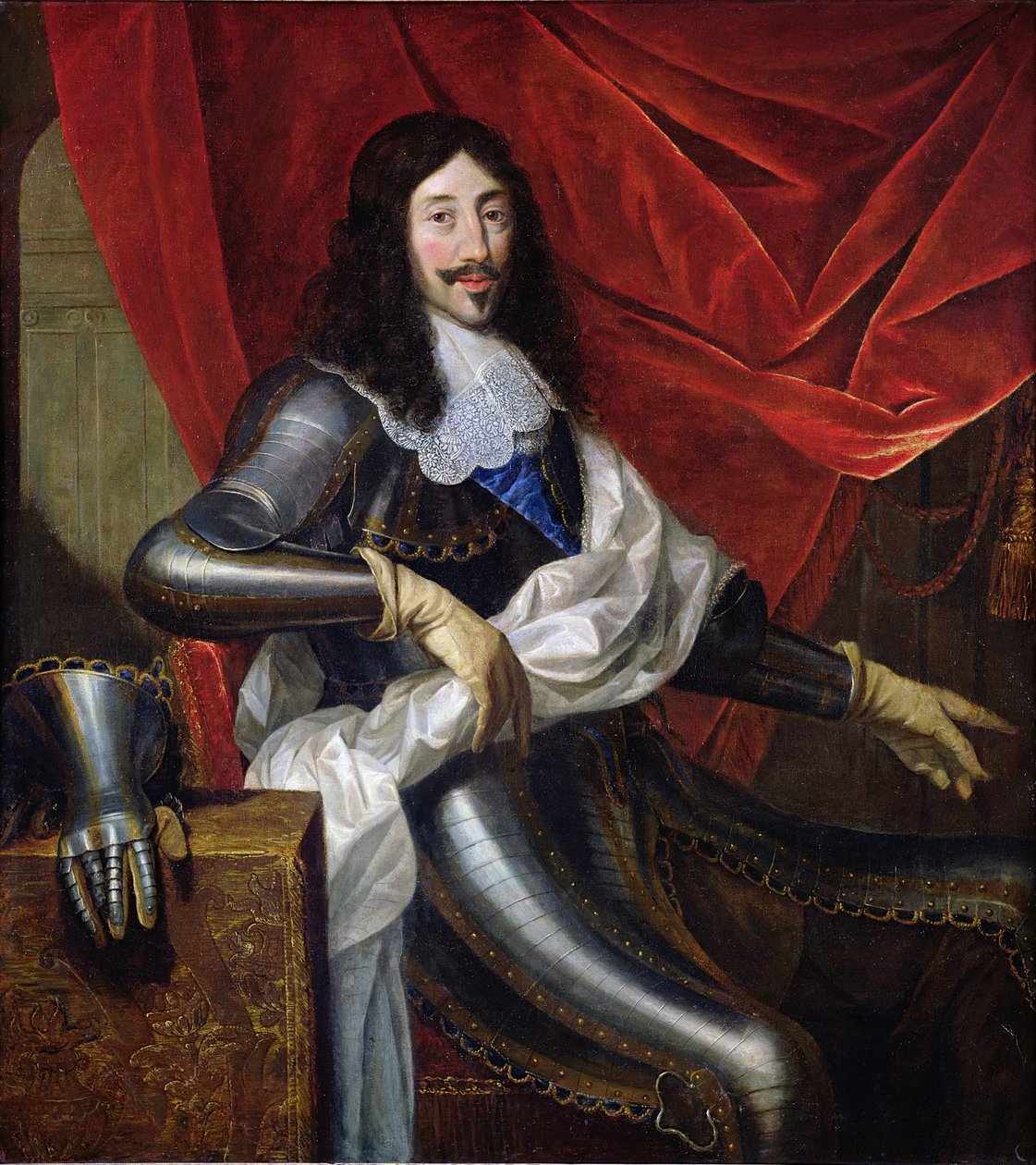 Lodewijk XIII (1601-43) Koning van Frankrijk en Navarra, na 1630 door Justus van Egmont