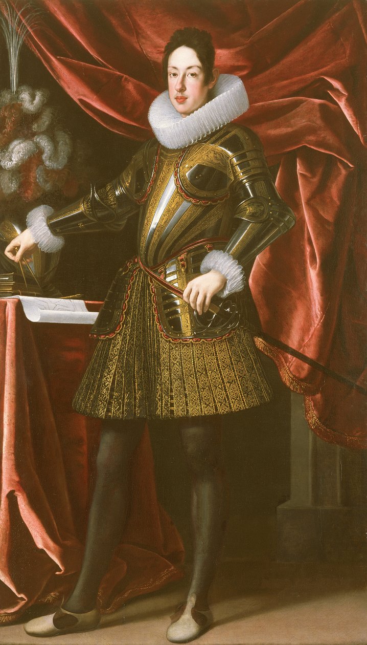 Groothertog Ferdinand II van Toscane door Justus Sustermans