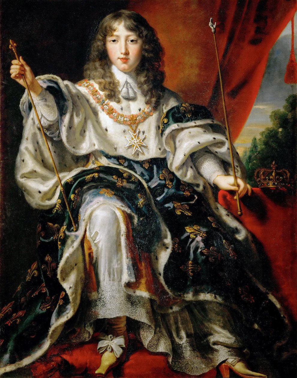 Duits: Koning Lodewijk XIV (1638-1715) van Frankrijk Koning Lodewijk XIV (1638-1715) van Frankrijk door Justus van Egmont