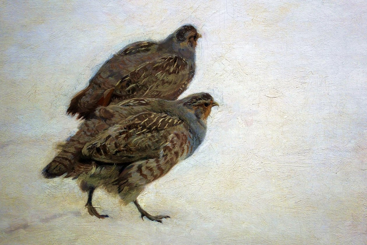 Patrijzen door Józef Chełmoński