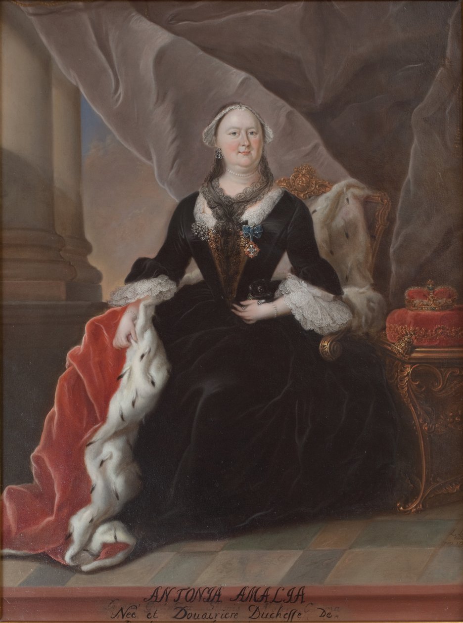 Antonia Amalia. Hertogin van Brunswijk en Lüneburg. Geboren 22 april 1696 door KMS Stroe 16 H Ubekendt