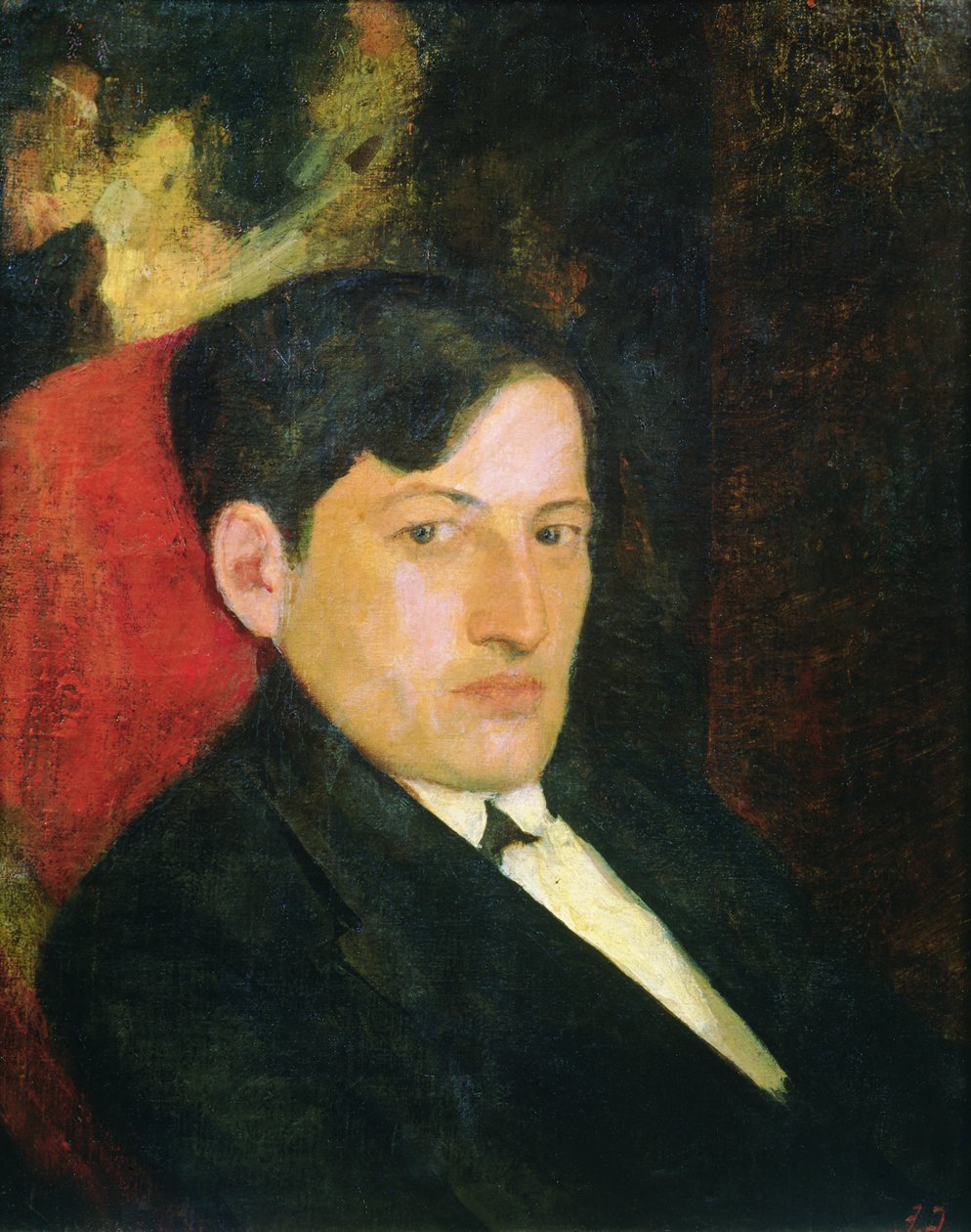 Portret van D. Shevardnadze, 1921 door K. Magalashvili