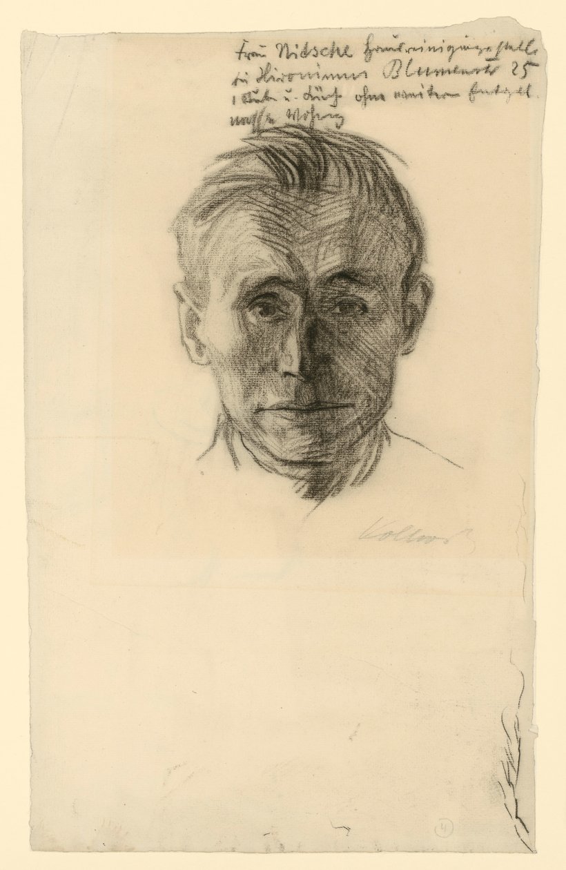 Mevrouw Nitsche door Käthe Kollwitz